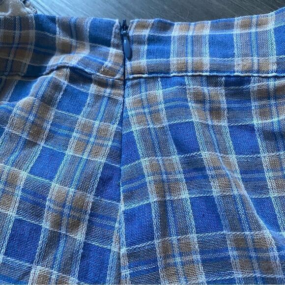 Urban Outfitters Plaid Halter Apron Dress XS Cottagecore Festival Summer - Picture 11 of 12